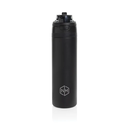 Omni Sip RCS újrahaszn. acél zárható palack, 720 ml Fekete 
