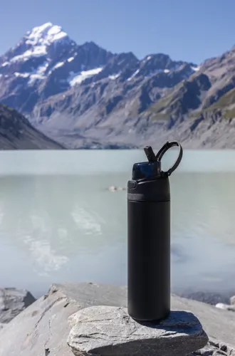 Omni Sip RCS újrahaszn. acél zárható palack, 720 ml