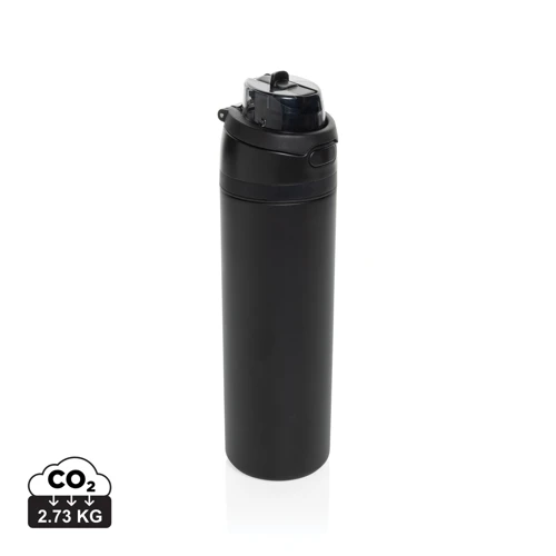 Omni Sip RCS újrahaszn. acél zárható palack, 720 ml Fekete 
