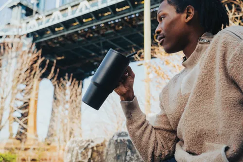 Embrace deluxe RCS újrah. rozsdamentes acél pohár, 900 ml