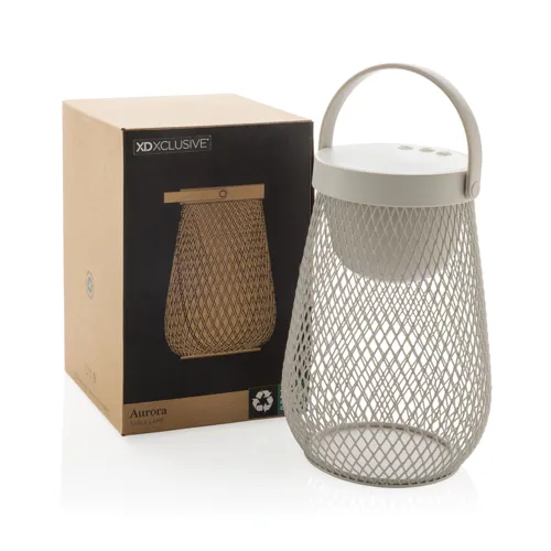 Aurora RCS újrahaszn. műanyag USB újratölthető asztali lámpa