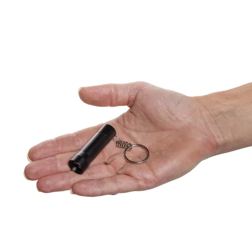 Flash RCS újrahaszn. alumínium kulcstartó zseblámpa