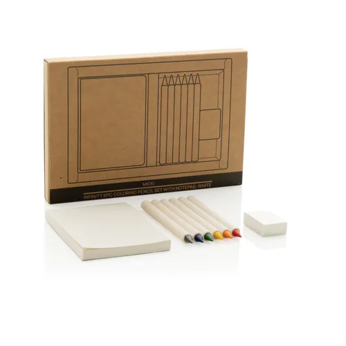 Micki GRS Infinity 6 db színes ceruza készlet jegyzettömbbel