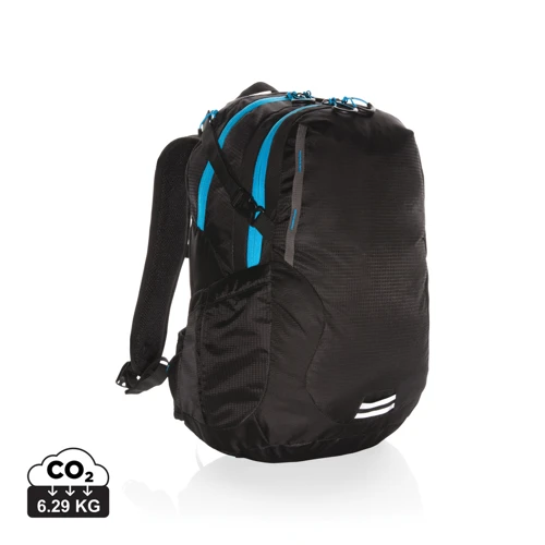 Explorer ribstop közepes méretű túrahátizsák 26L PVC-mentes Fekete 