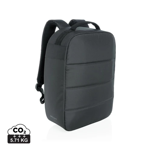 Impact AWARE™ RPET lopásbiztos 15,6"-es laptop hátizsák Fekete 