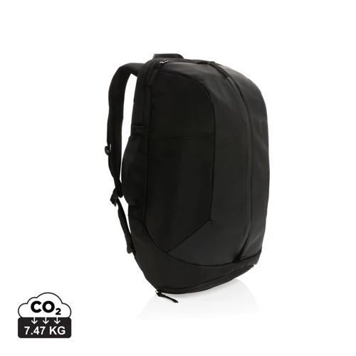 Swiss Peak AWARE™ RPET 15,6"-es munka/edző hátizsák Fekete 
