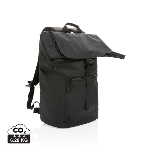 "Impact AWARE™ RPET vízhatlan 15,6""-es laptop hátizsák" Fekete 