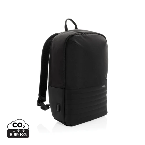 Swiss Peak AWARE™ RFID lopásbiztos 15.6"-es laptop hátizsák Fekete 