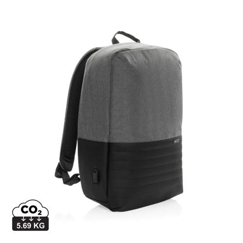 Swiss Peak AWARE™ RFID lopásbiztos 15.6"-es laptop hátizsák Szürke 