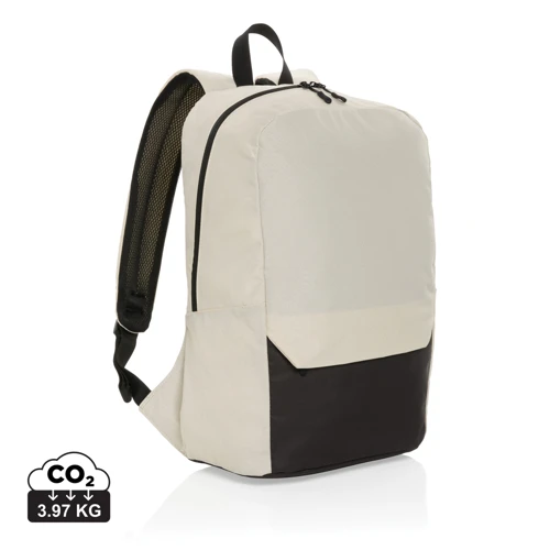 Kazu AWARE™ RPET alap 15,6"-es laptop hátizsák Fehér 