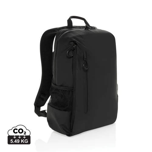 Lima Aware™ RPET vízálló 15,6"-es laptop hátizsák Fekete 