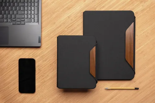 Teri AWARE™ RPET és diófa A4-es mappa