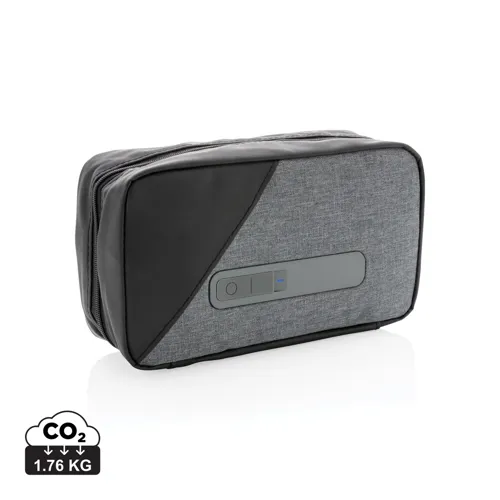 Hordozható UV-C fertőtlenítő tok beépített akkumulátorral