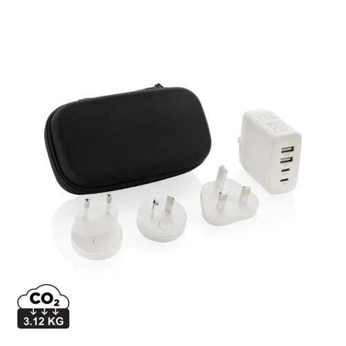 TravelCharge Pro RCS újrah. műanyag utazási töltő USB-C Fehér 