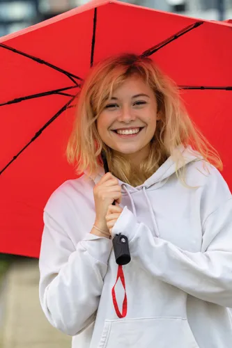 21"-es Impact AWARE™ RPET automata esernyő 190T