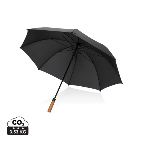 Tony Aware™ RPET 30"-es akác automatikusan nyitható esernyő Fekete 