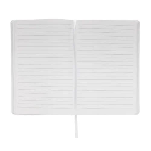 A5 Impact kőpapír keményfedelű jegyzetfüzet Fehér 