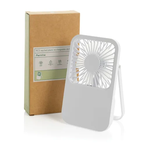 Aervina RCS újrah. műanyag újratölthető asztali ventilátor Fehér 