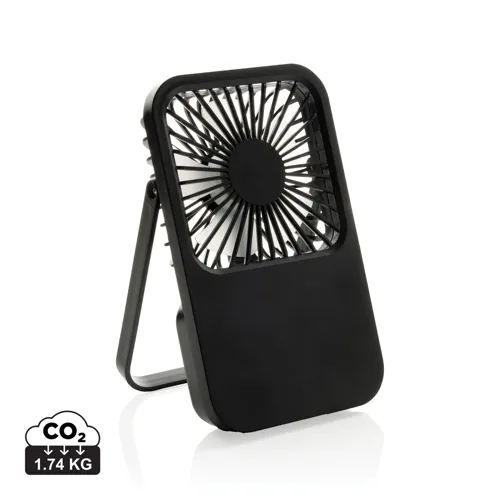 Aervina RCS újrah. műanyag újratölthető asztali ventilátor Fekete 
