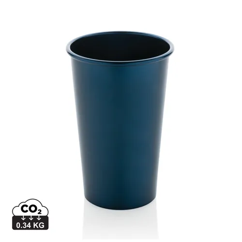 Alo RCS újrahasznosított alumínium könnyű pohár, 450 ml Kék 