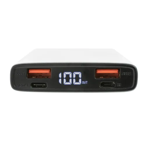 Alumínium 18W-os 10 000 mAh PD powerbank Szürke 