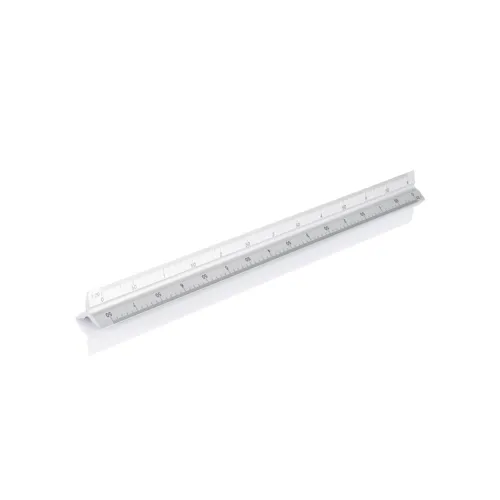 Alumínium vonalzó 30 cm Szürke 