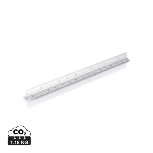 Alumínium vonalzó 30 cm Szürke 