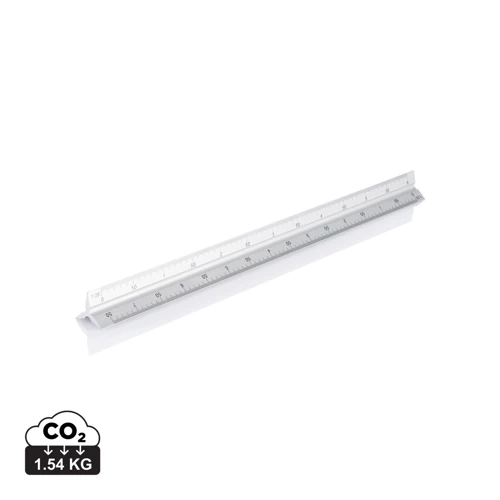 Alumínium vonalzó 30 cm Szürke 