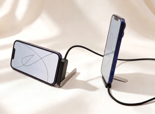 Aluvia RCS 65W PD kábel állítható telefontartóval Fekete 
