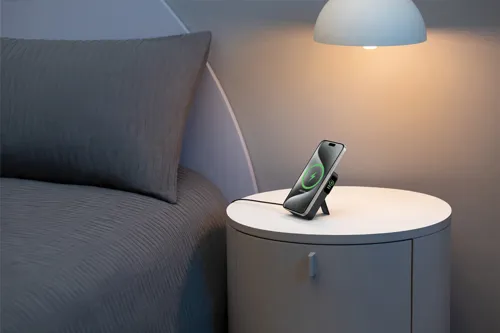 Anker MagGo Qi2 mágneses powerbank, 10 000 mAh Fekete 