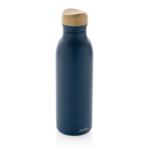 Avira Alcor RCS újrahaszn. acél egyfalú vizespalack, 600 ml Kék 