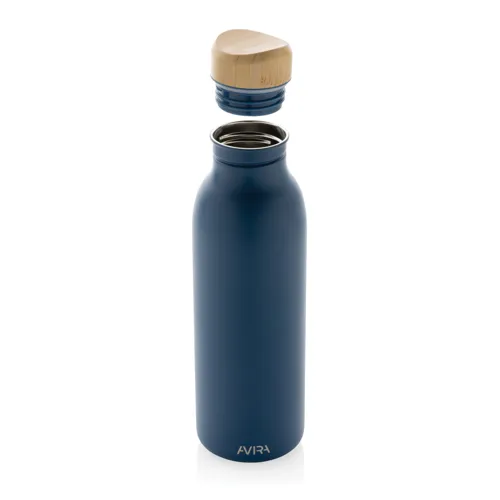 Avira Alcor RCS újrahaszn. acél egyfalú vizespalack, 600 ml Kék 
