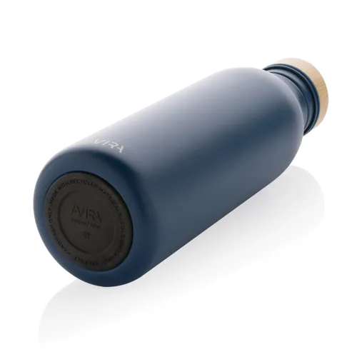 Avira Alcor RCS újrahaszn. acél egyfalú vizespalack, 600 ml Kék 