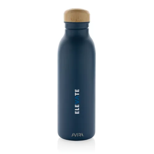 Avira Alcor RCS újrahaszn. acél egyfalú vizespalack, 600 ml Kék 