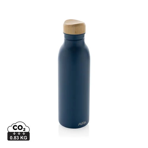 Avira Alcor RCS újrahaszn. acél egyfalú vizespalack, 600 ml Kék 