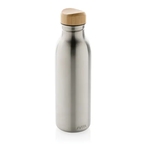 Avira Alcor RCS újrahaszn. acél egyfalú vizespalack, 600 ml Szürke 