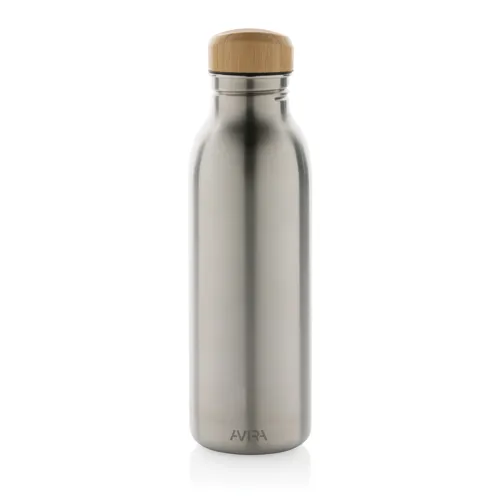 Avira Alcor RCS újrahaszn. acél egyfalú vizespalack, 600 ml Szürke 