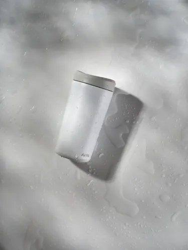 Avira Alix RCS újrahaszn. acél pohár, 400 ml Fehér 