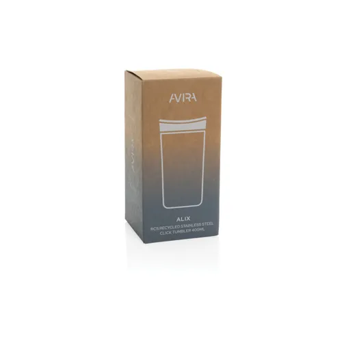 Avira Alix RCS újrahaszn. acél pohár, 400 ml Fehér 
