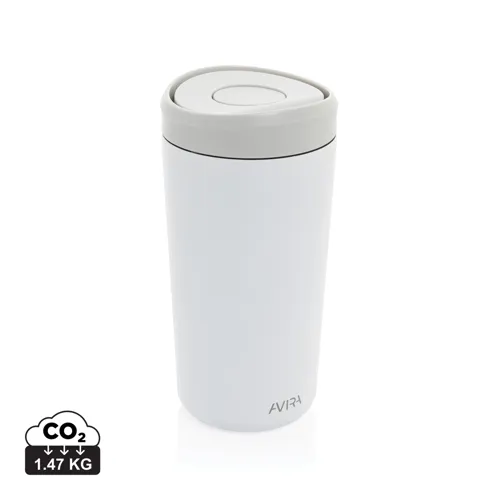Avira Alix RCS újrahaszn. acél pohár, 400 ml Fehér 