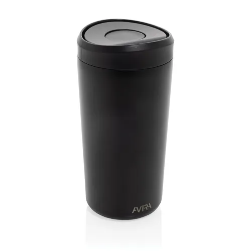 Avira Alix RCS újrahaszn. acél pohár, 400 ml Fekete 
