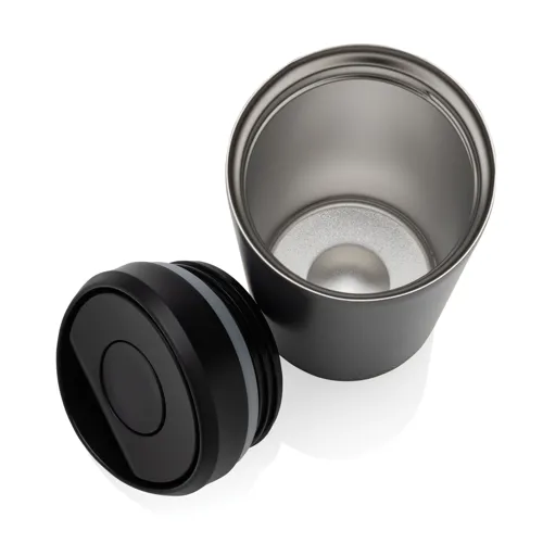 Avira Alix RCS újrahaszn. acél pohár, 400 ml Fekete 