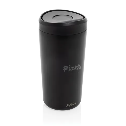 Avira Alix RCS újrahaszn. acél pohár, 400 ml Fekete 