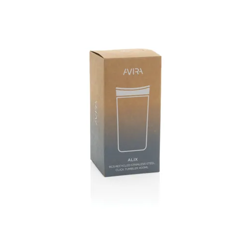 Avira Alix RCS újrahaszn. acél pohár, 400 ml Fekete 
