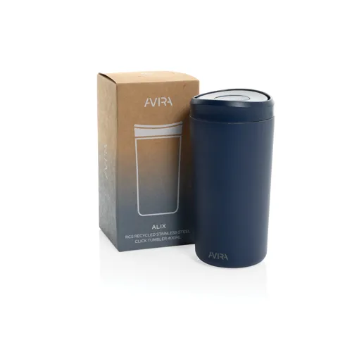 Avira Alix RCS újrahaszn. acél pohár, 400 ml Kék 