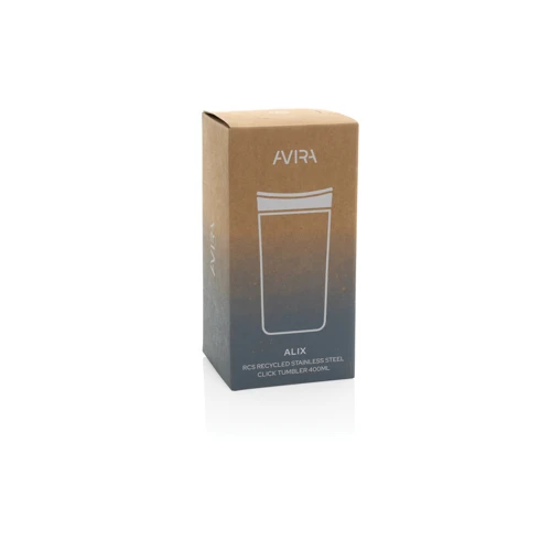 Avira Alix RCS újrahaszn. acél pohár, 400 ml Szürke 