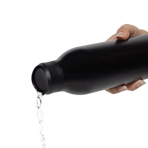 Avira Alok RCS újrahaszn. acél 360 vizespalack, 600 ml Fekete 