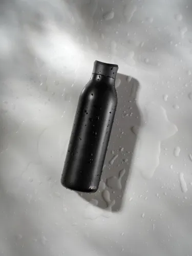 Avira Alok RCS újrahaszn. acél 360 vizespalack, 600 ml Fekete 
