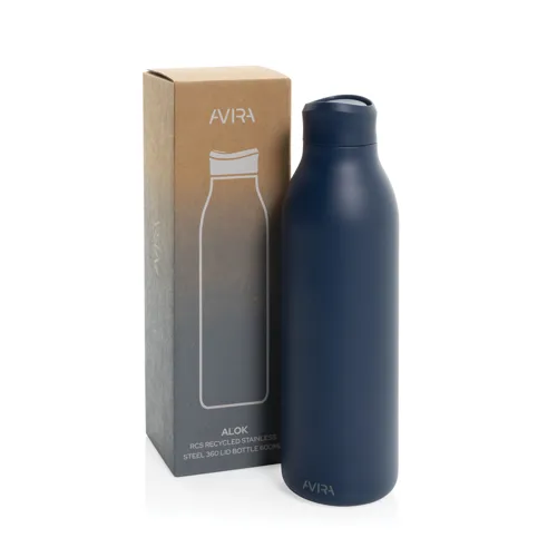 Avira Alok RCS újrahaszn. acél 360 vizespalack, 600 ml Kék 