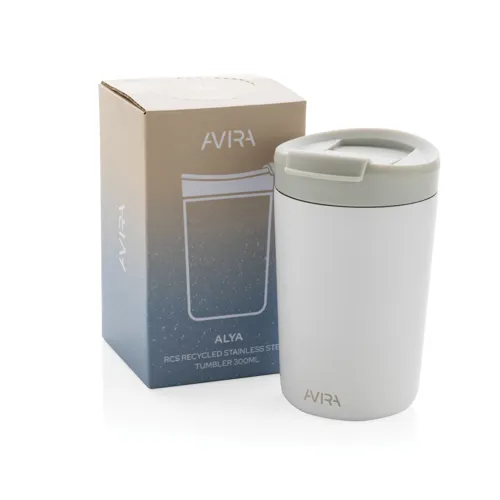Avira Alya RCS újrahasznosított acél pohár, 300 ml Fehér 